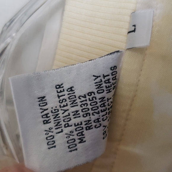 Parsley & Sage new woman button down jacket top with multicolor apliques size L - Picture 8 of 8